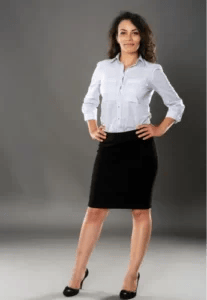 Image of a woman dressed for Success in the Workplace: Tips for Elevating Your Work Attire